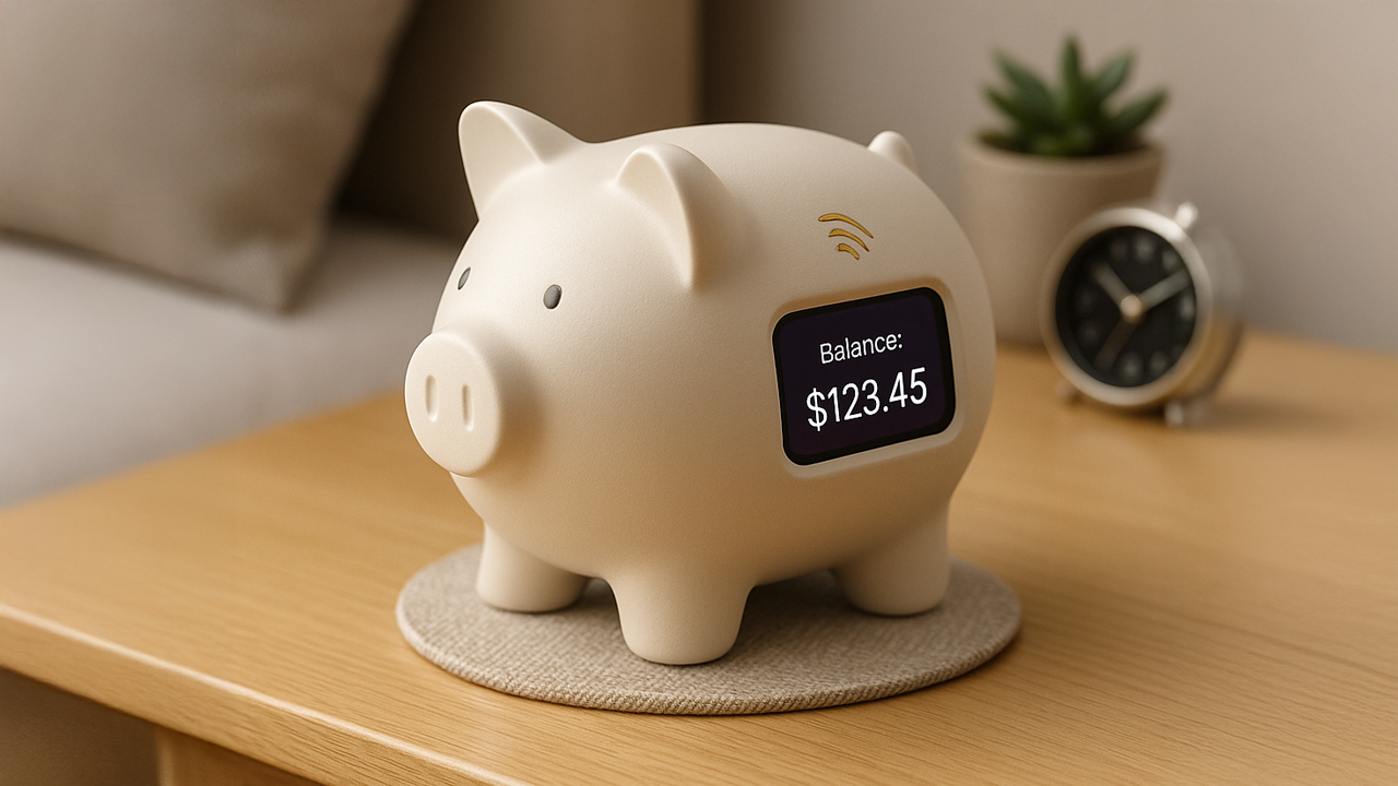 NestBud Smart Piggy Bank for automated savings